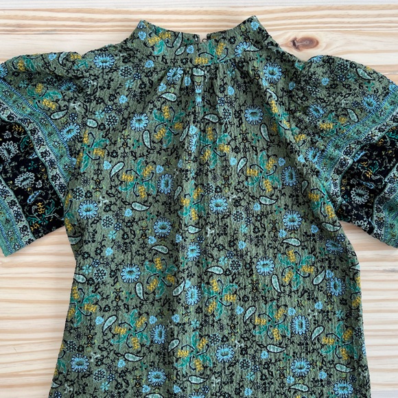 Loft green floral print - Picture 2 of 4